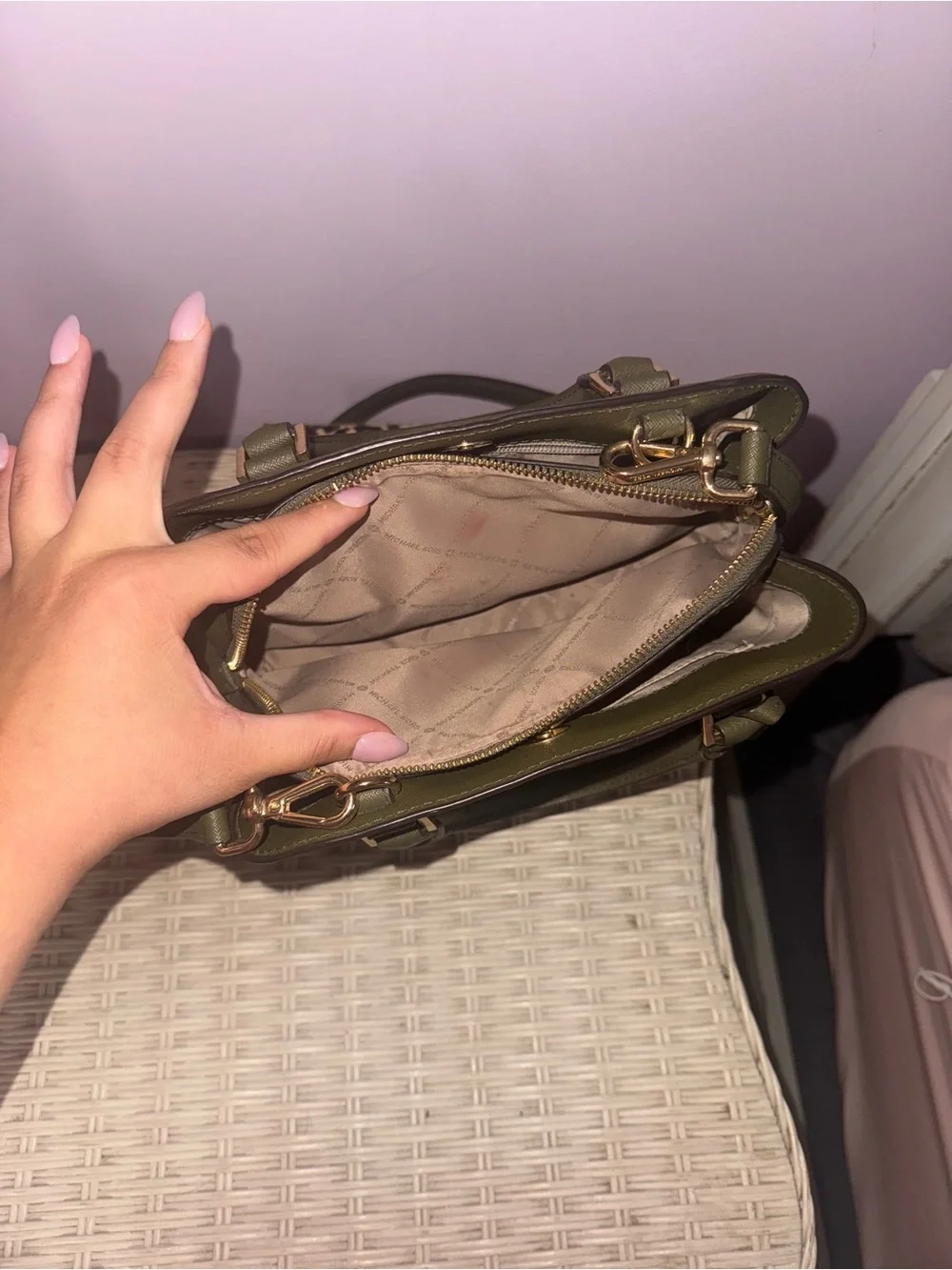 Michael Kors structured saffiano